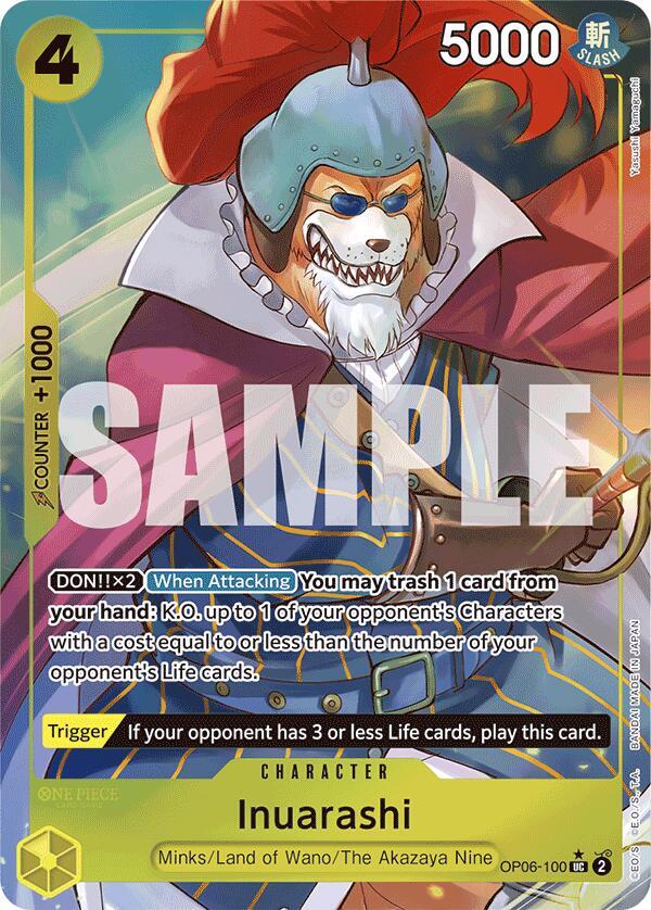 Inuarashi (Full Art) card artwork