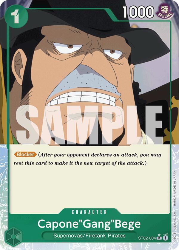 Capone"Gang"Bege (ST02-004) (Full Art) card artwork