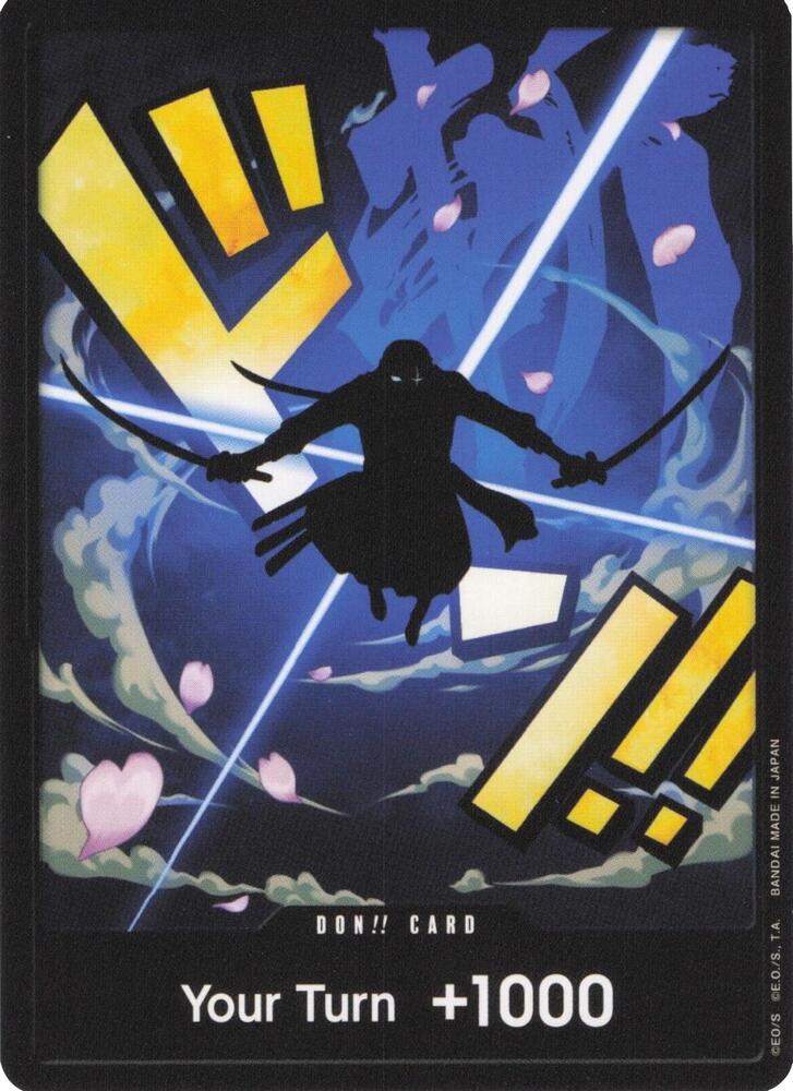 DON!! Card (Zoro) card artwork