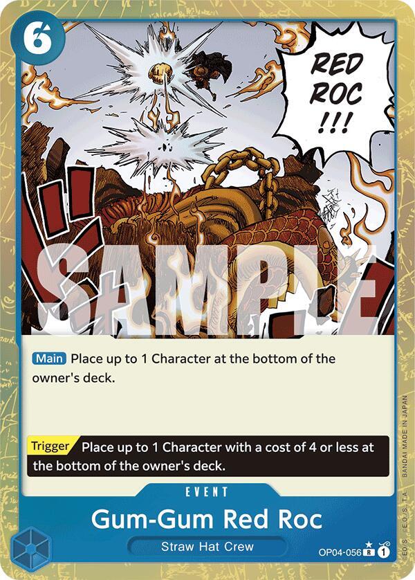 Gum-Gum Red Roc (Textured Foil) card artwork