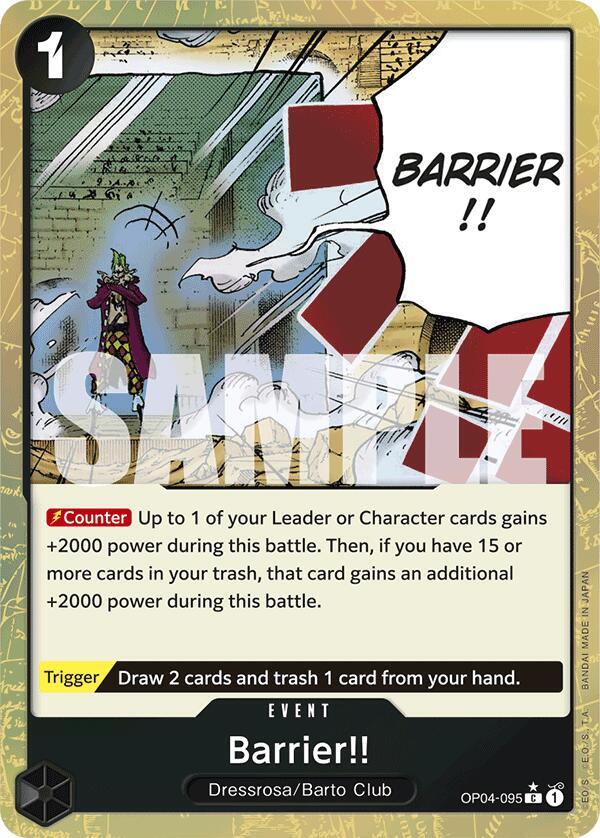 Barrier!! (Textured Foil) card artwork
