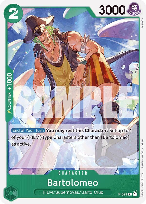 Bartolomeo (P-029) (Reprint) card artwork