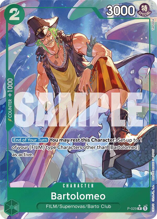 Bartolomeo (P-029) (Full Art) card artwork