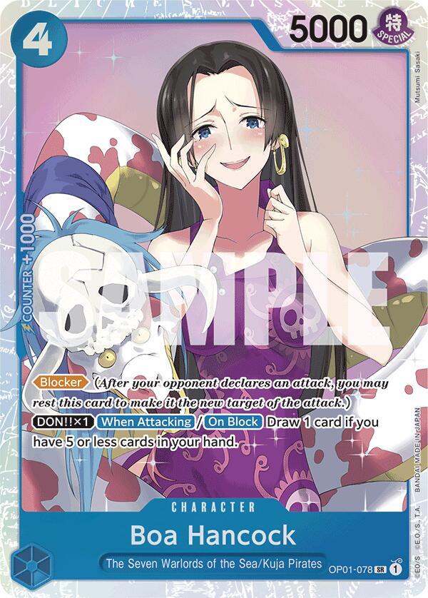 Boa Hancock (OP01-078) (Reprint) card artwork