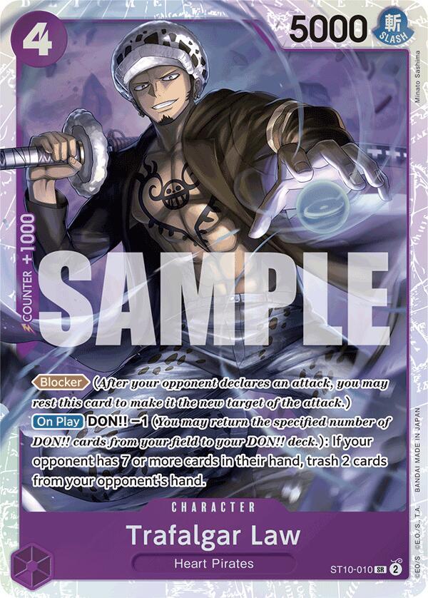 Trafalgar Law (ST10-010) (Reprint) card artwork