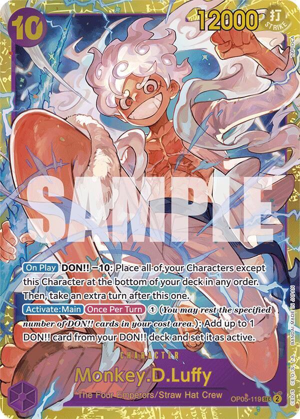Monkey.D.Luffy (OP05-119) (Reprint) card artwork