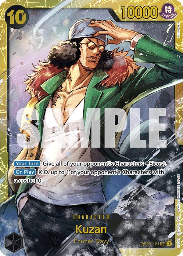 Kuzan (OP02-121) (Reprint) card artwork