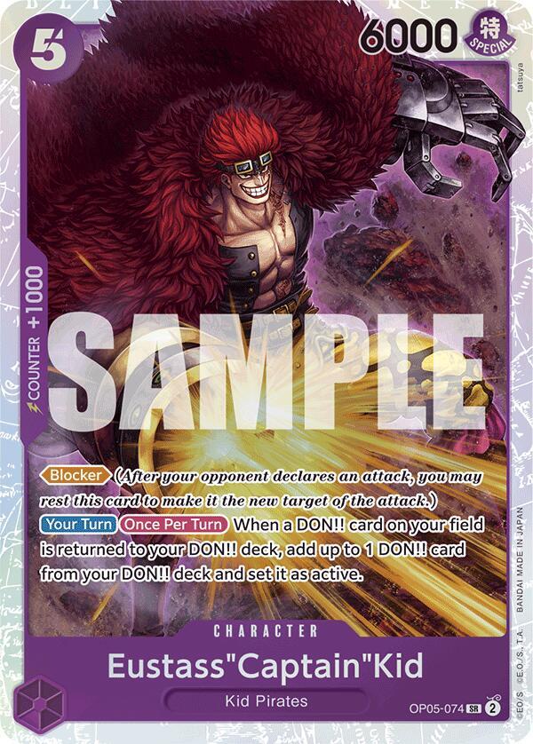 Eustass"Captain"Kid (Reprint) card artwork