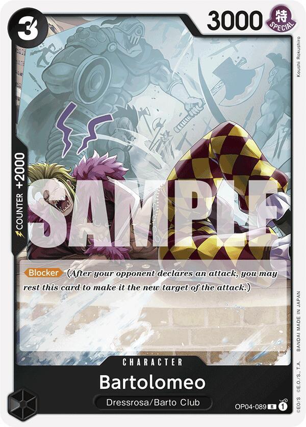Bartolomeo (OP04-089) (Reprint) card artwork