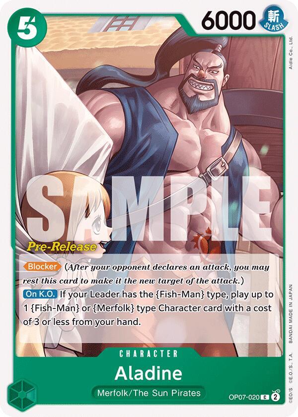 Aladine card artwork