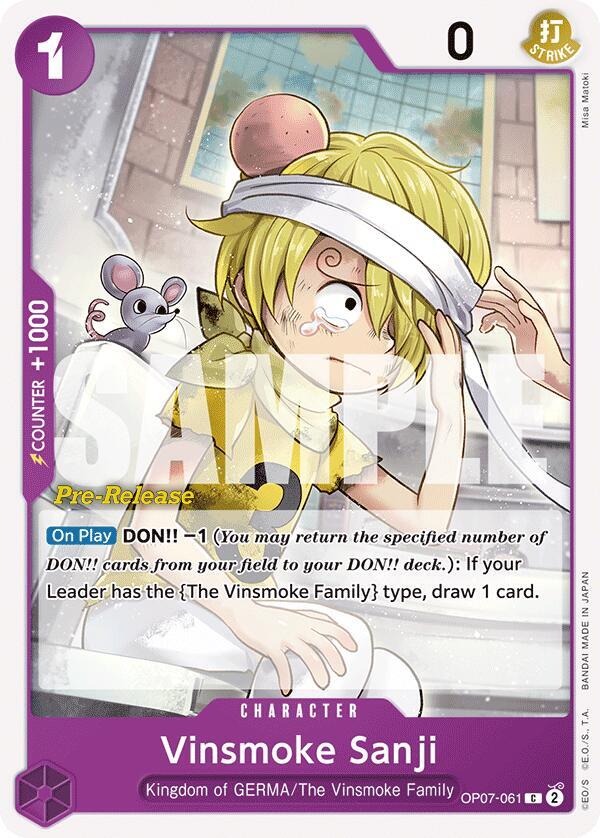 Vinsmoke Sanji card artwork