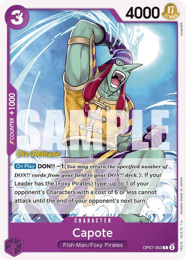 Capote card artwork