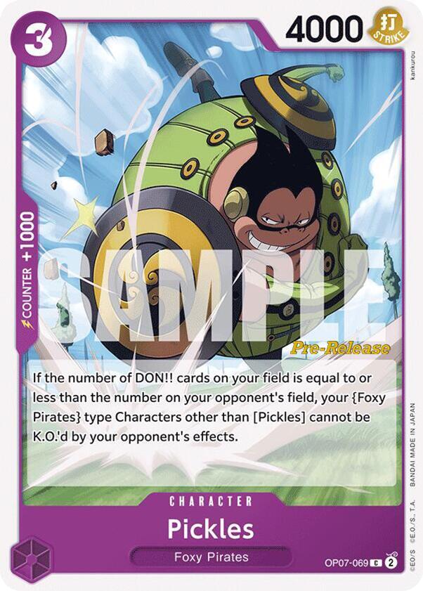Pickles card artwork