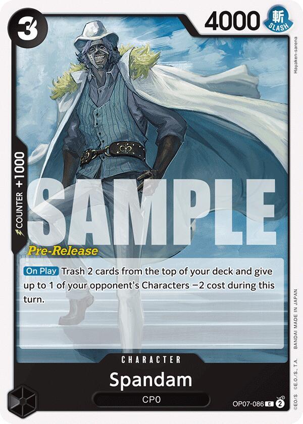 Spandam card artwork