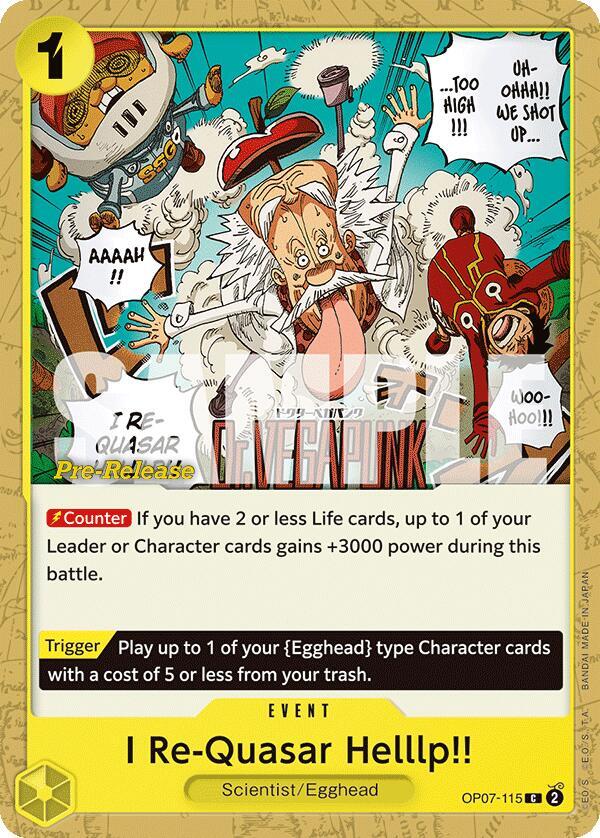 I Re-Quasar Helllp!! card artwork