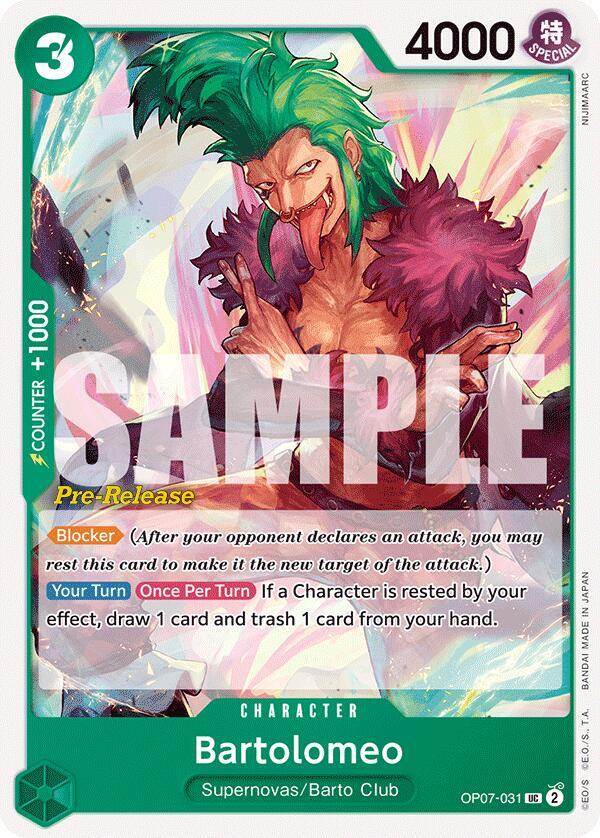 Bartolomeo card artwork
