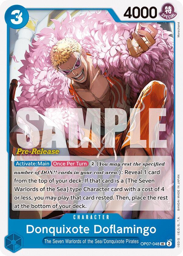 Donquixote Doflamingo card artwork