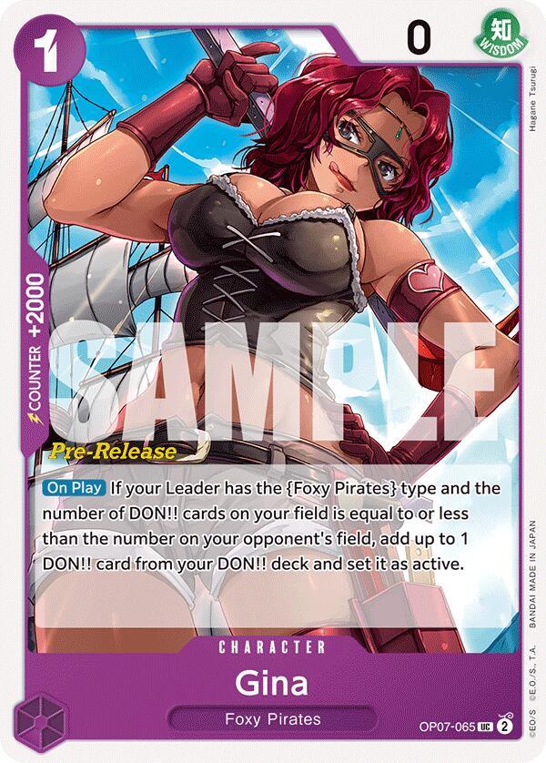 Gina card artwork