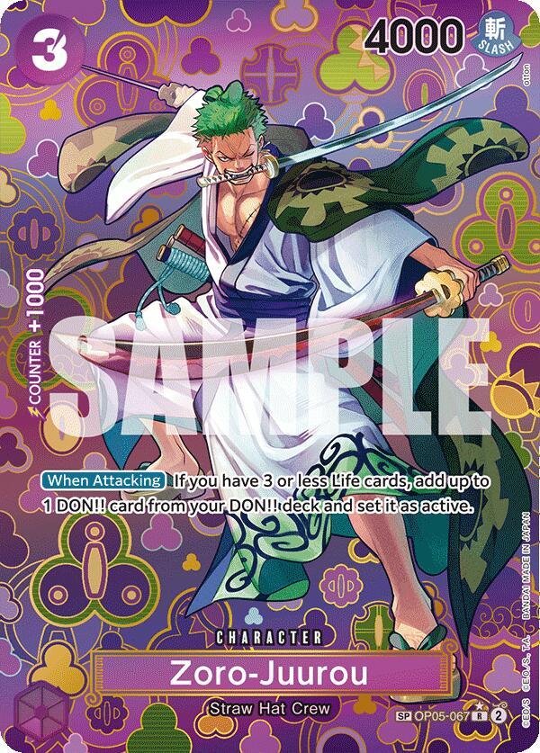 Zoro-Juurou (SP) card artwork
