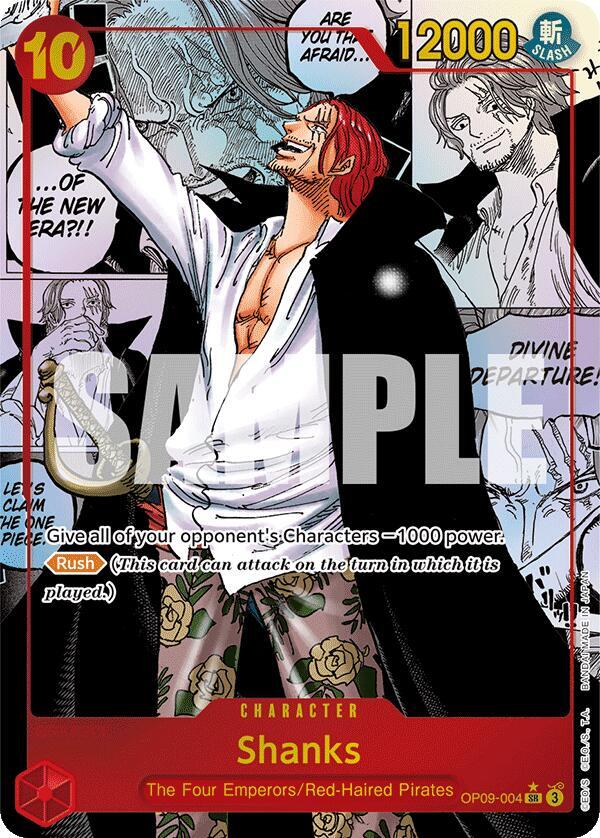 Shanks (004) (Manga) card artwork