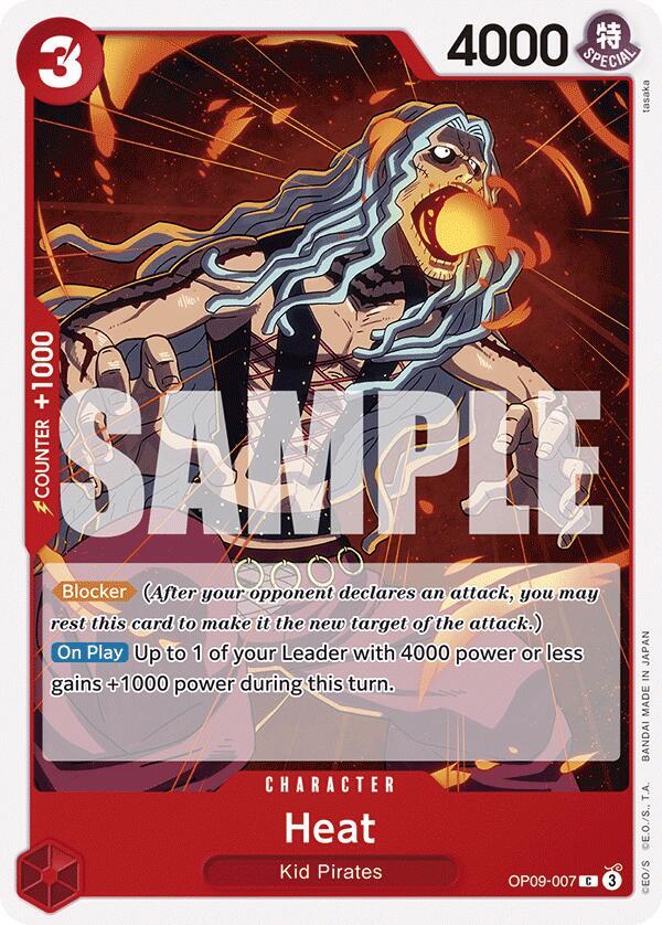 Heat card artwork