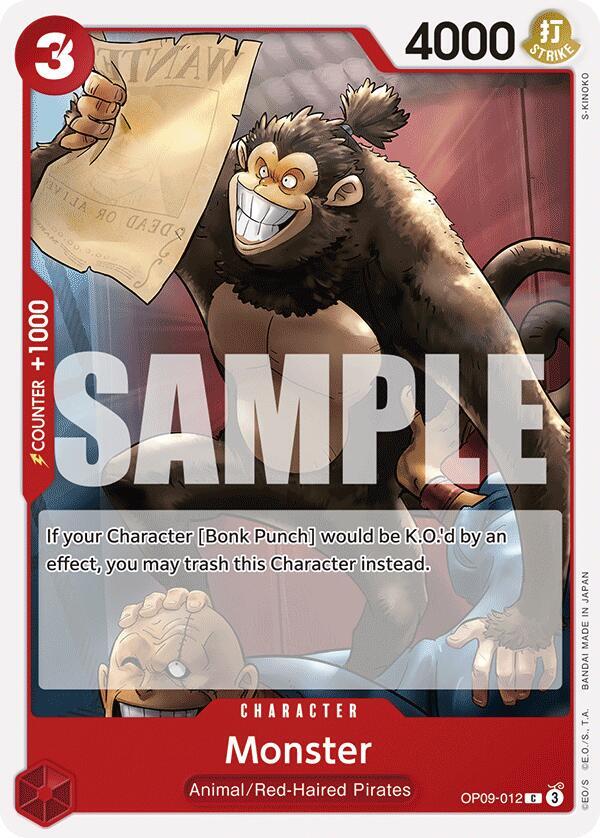 Monster card artwork