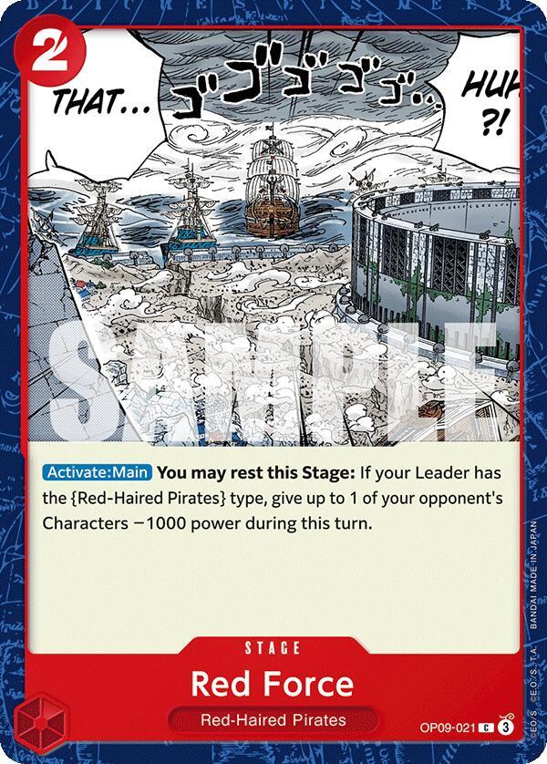 Red Force card artwork