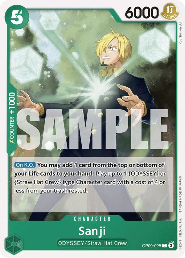 Sanji (028) card artwork