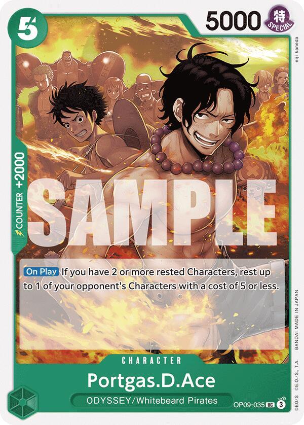 Portgas.D.Ace card artwork