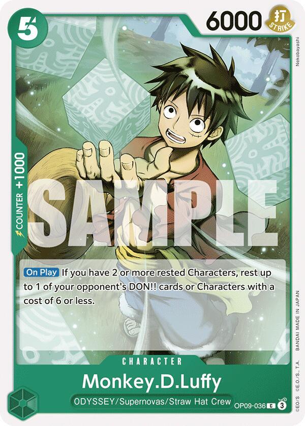 Monkey.D.Luffy (036) card artwork