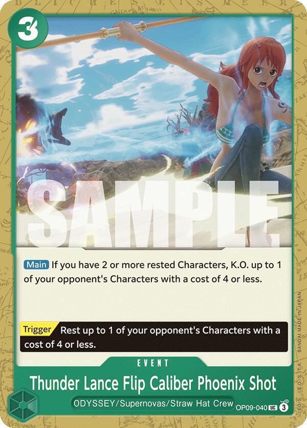 Thunder Lance Flip Caliber Phoenix Shot card artwork
