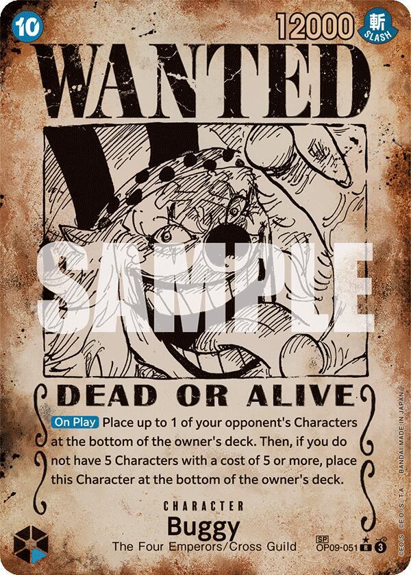 Buggy (051) (Wanted Poster) card artwork