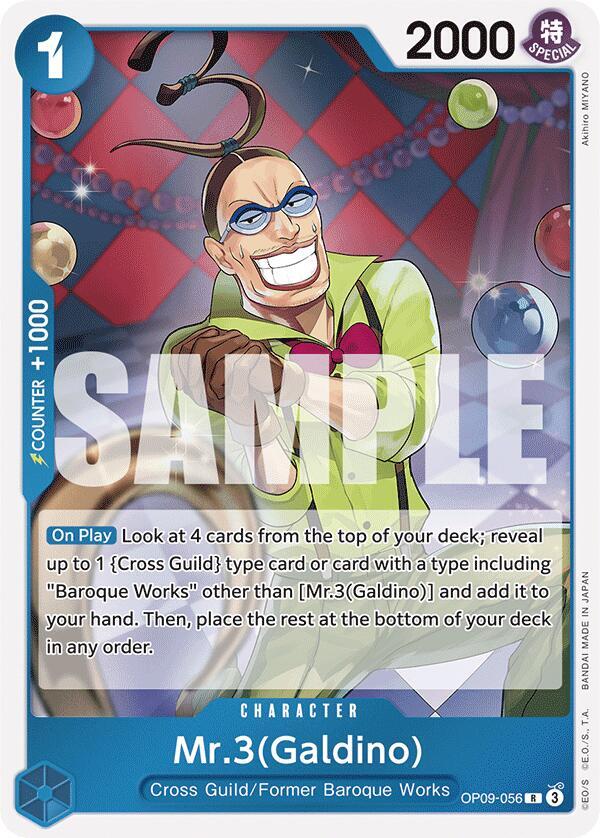 Mr.3(Galdino) card artwork