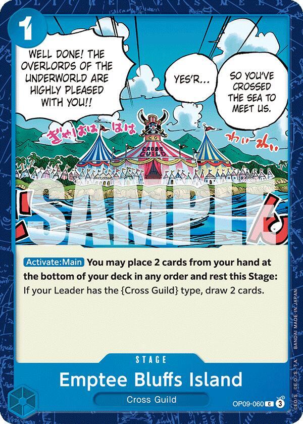 Emptee Bluffs Island card artwork