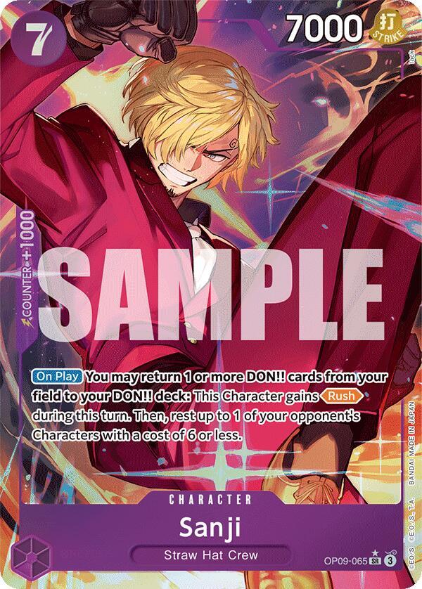 Sanji (065) (Parallel) card artwork
