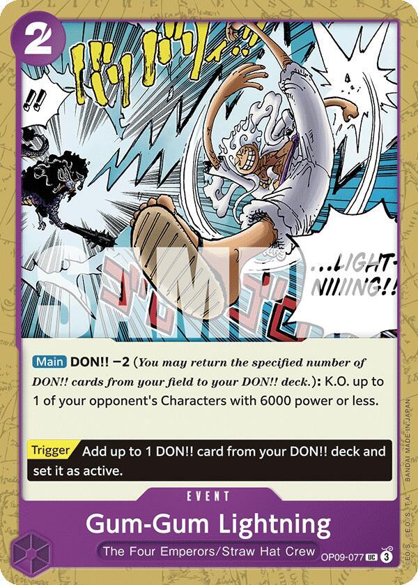 Gum-Gum Lightning card artwork
