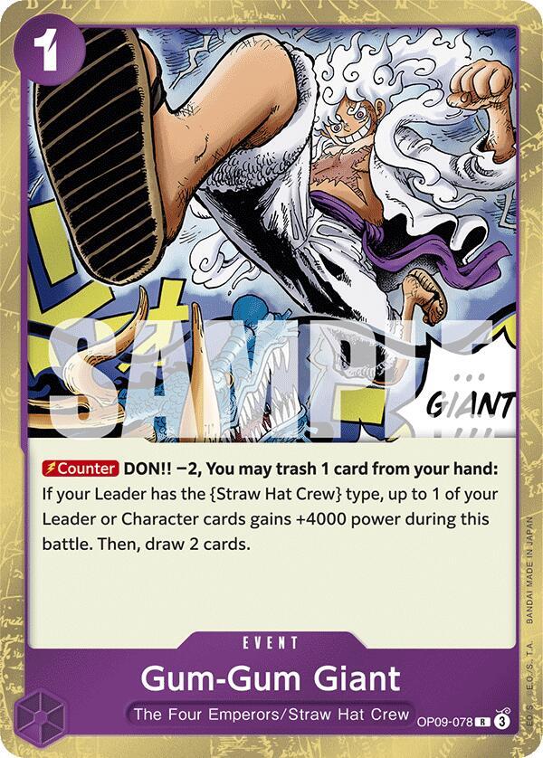 Gum-Gum Giant card artwork