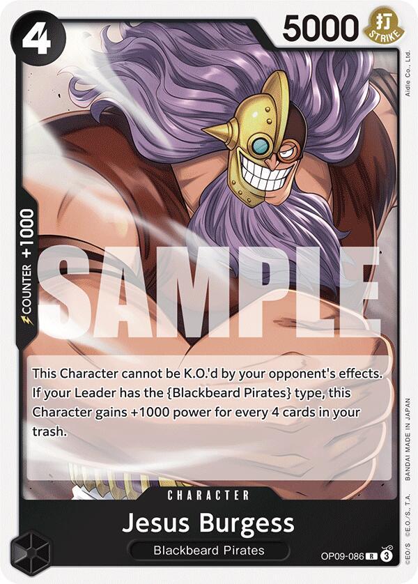 Jesus Burgess card artwork