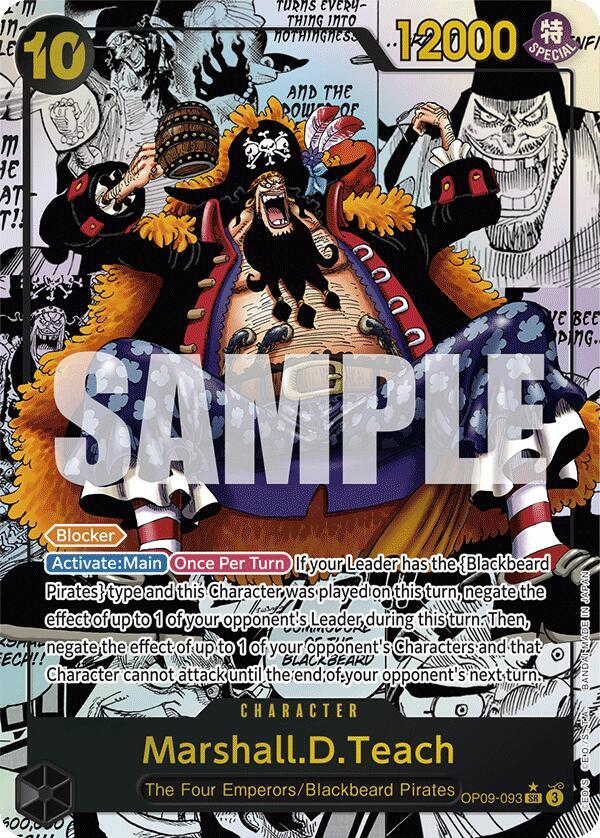 Marshall.D.Teach (093) (Manga) card artwork