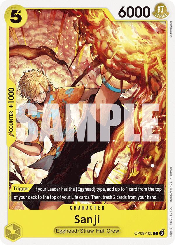 Sanji (105) card artwork
