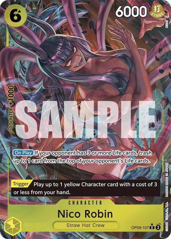 Nico Robin (107) (Parallel) card artwork