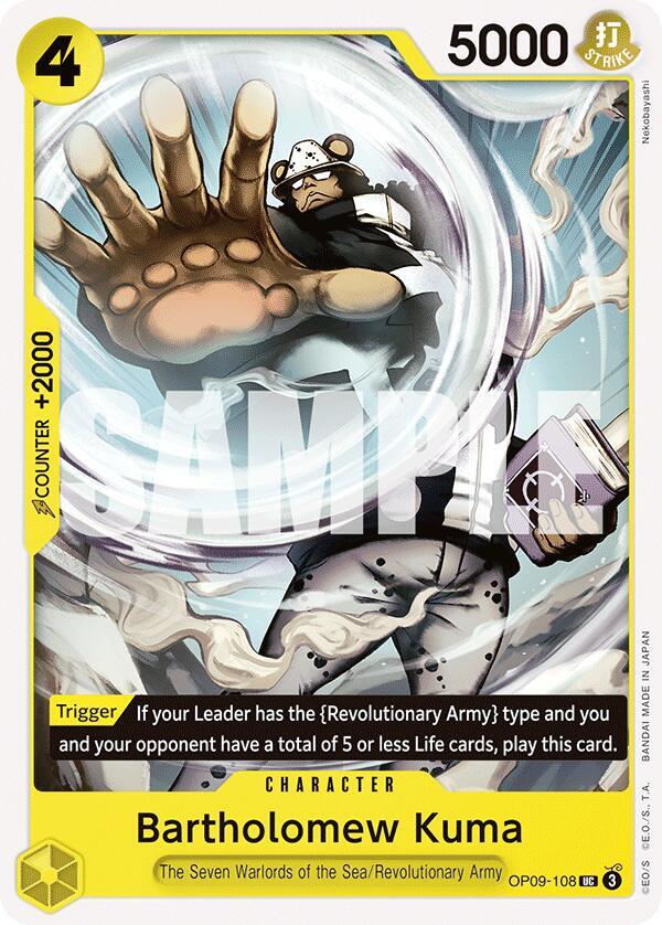Bartholomew Kuma card artwork