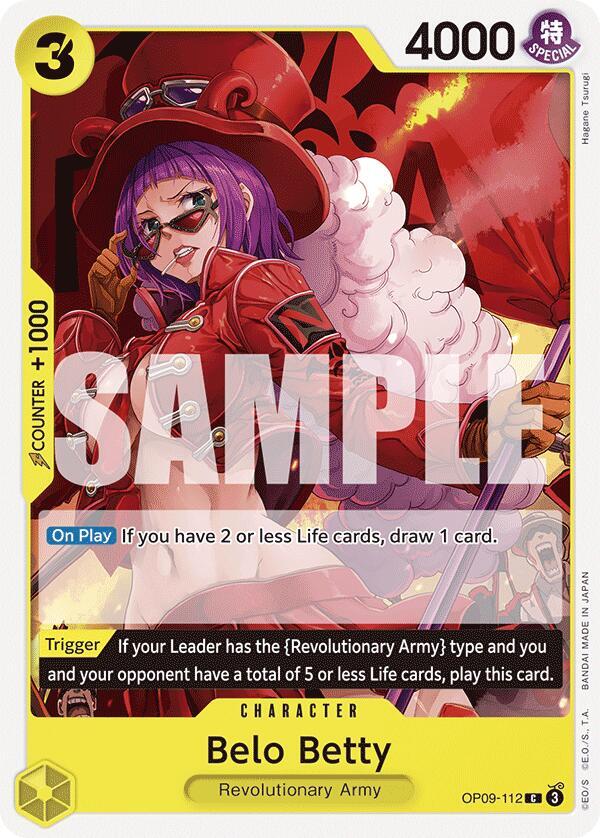 Belo Betty card artwork