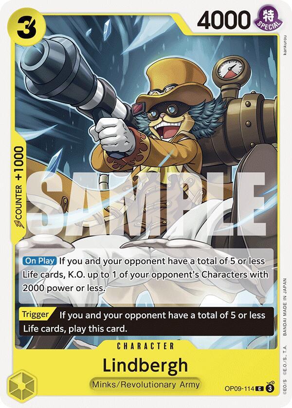 Lindbergh card artwork