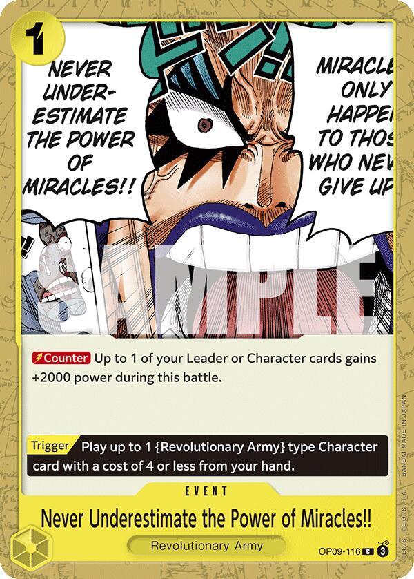 Never Underestimate the Power of Miracles!! card artwork