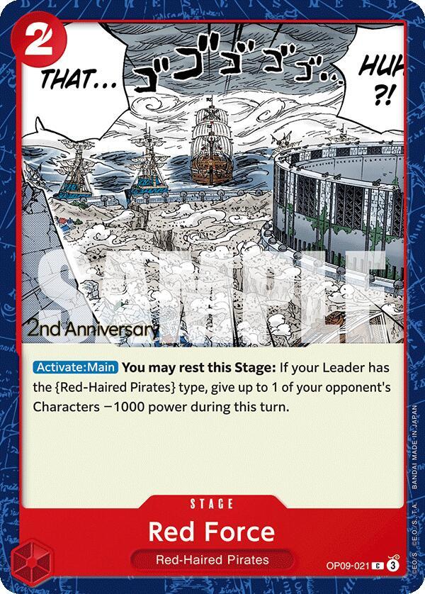 Red Force card artwork