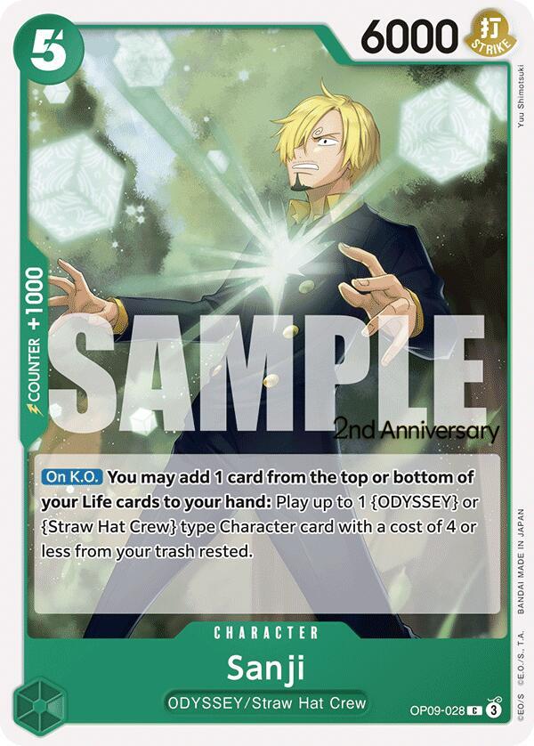 Sanji (028) card artwork