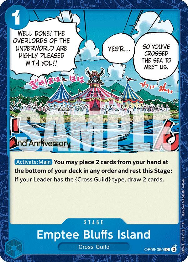 Emptee Bluffs Island card artwork