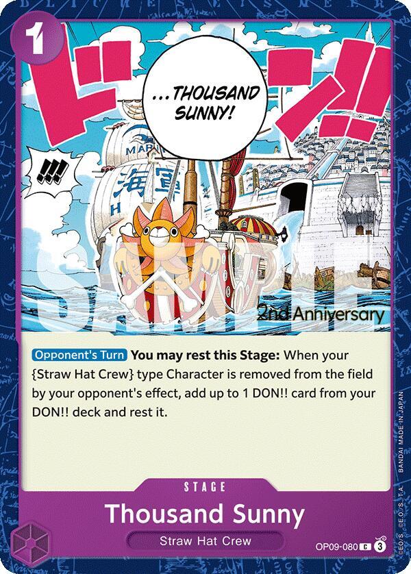 Thousand Sunny card artwork