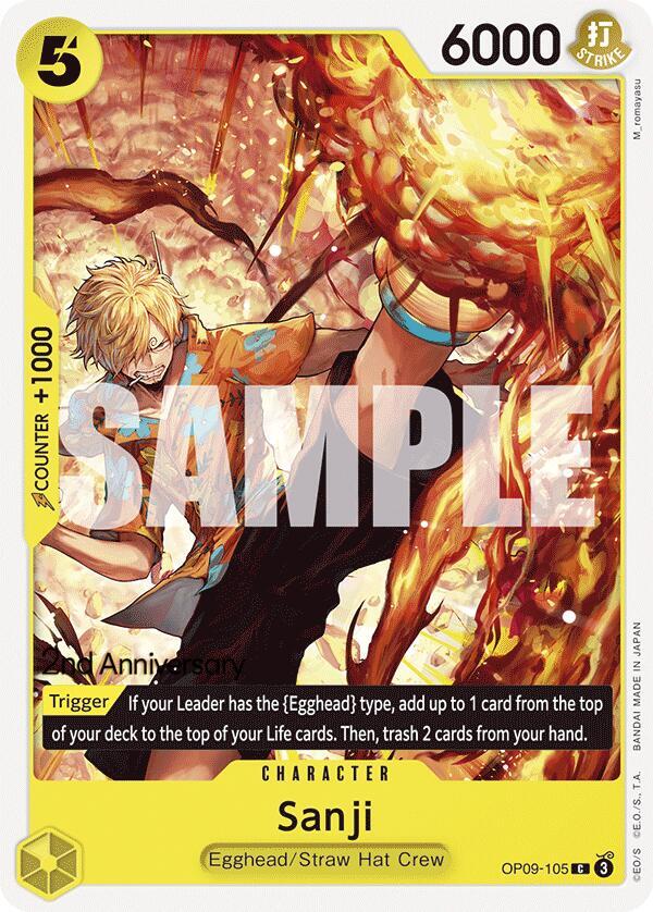 Sanji (105) card artwork